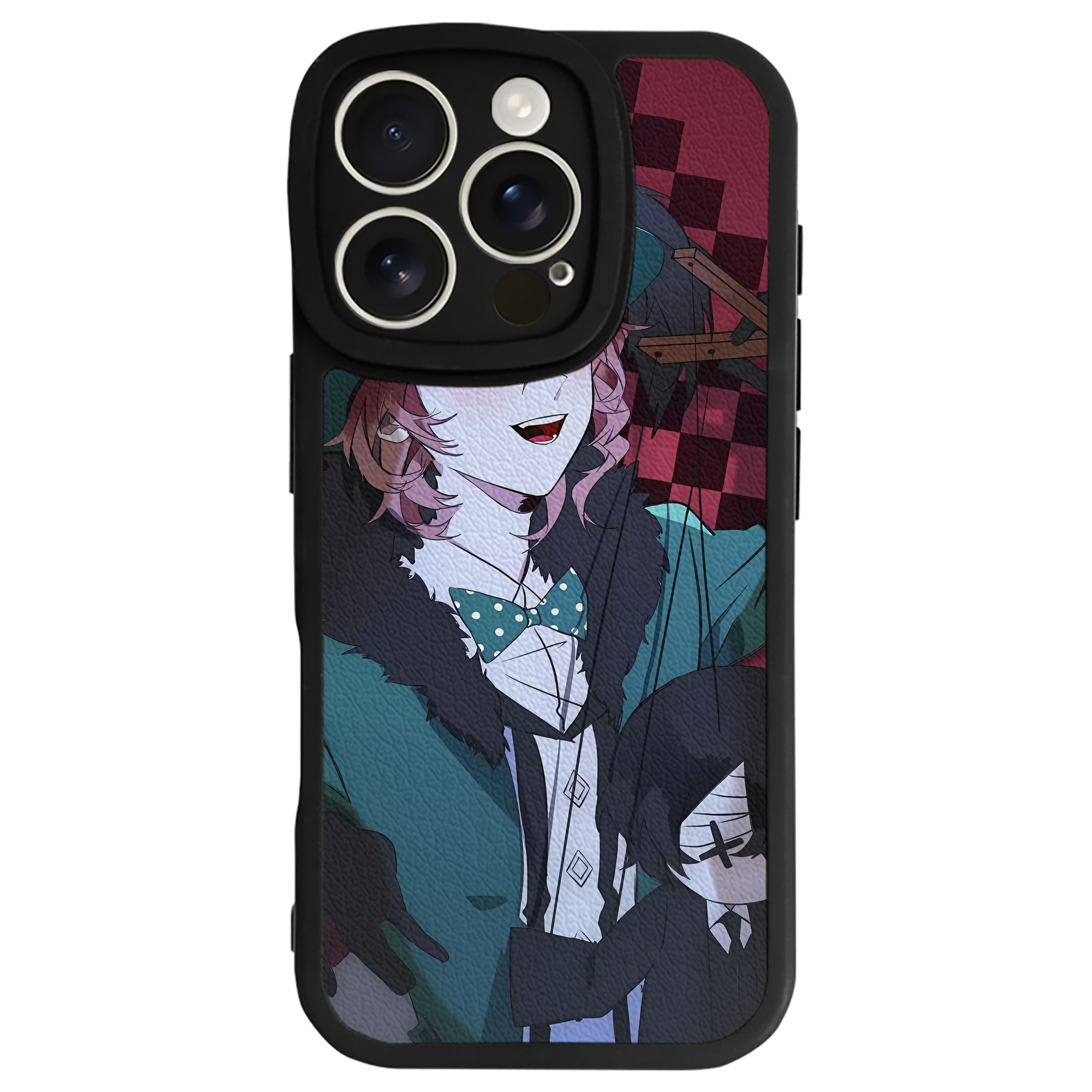 （画像用） 文豪ストレイドッグス Bungo Stray Dogs 【iPhone 16シリーズ対応】シリコンスマホケース（レザー調） 材質：シリコン